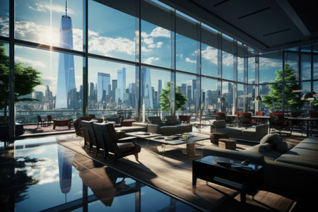 AI visuals related to economics and finance for business and financial institutionsの素材
