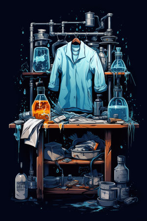 Medical Doctor Nurse Laboratory Professional t-shirt design vectorの素材