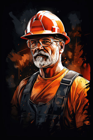 Workers ,Professional t-shirt design vectorの素材