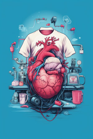 Medical Doctor Nurse Laboratory Professional t-shirt design vectorの素材