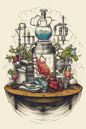 Medical Doctor Nurse Laboratory Professional t-shirt design vectorの素材