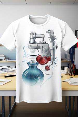 Medical Doctor Nurse Laboratory Professional t-shirt design vectorの素材