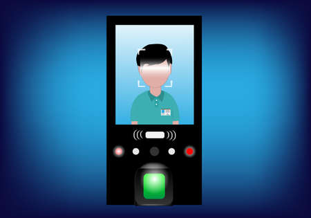 Face scanner and fingerprint scanner, the concept of verification into the office