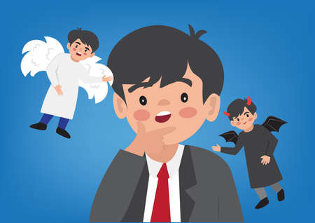 timeout, work deadlines, time countdown or time management ideas, business people trying to run from timeのイラスト素材
