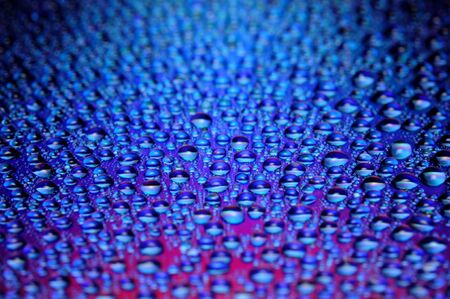 Close up of water drops の写真素材