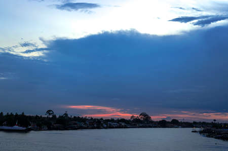skyscape in Thailandの写真素材