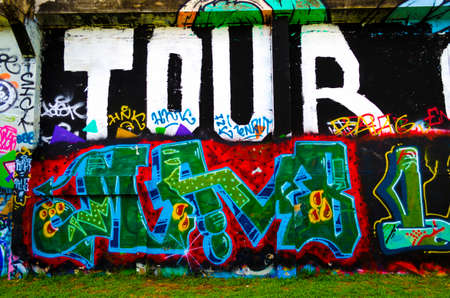 Graffiti in thailandのeditorial素材