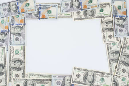 banknotes in closeup shot の写真素材