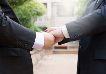 gay couple exchanging vowの写真素材