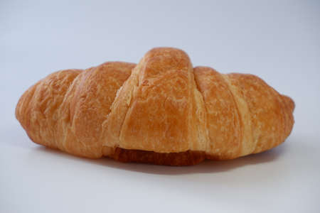 Delicious Butter Croissant in the morning of work.の写真素材