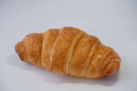 Delicious Butter Croissant in the morning of work.の写真素材