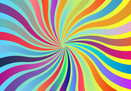 vector illustration Sunburst or sun burst retro background template.のイラスト素材