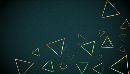 modern luxury abstract background with glowing golden line elements .Beautiful geometric shapes on...
