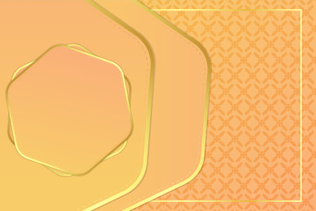 modern luxury abstract background with golden line elements modern gradient golden yellow background for vector designのイラスト素材