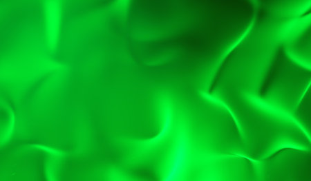 3D abstract digital technology green light on green background.の素材