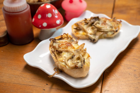 Mushroom Pizza
Foods processed from mushroomsの写真素材
