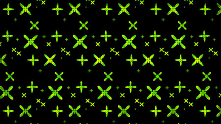 Glowing looping neon effect background, black background.