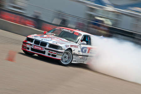 Odessa, Ukraine - July, 7-8, 2012. King of Europe, IV stage. Black Sea Drift Challenge. Drift sport...
