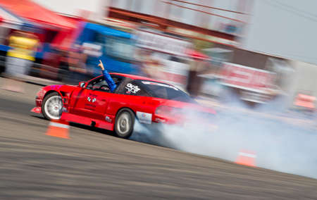 Odessa, Ukraine - July, 7-8, 2012. King of Europe, IV stage. Black Sea Drift Challenge. Drift sport...