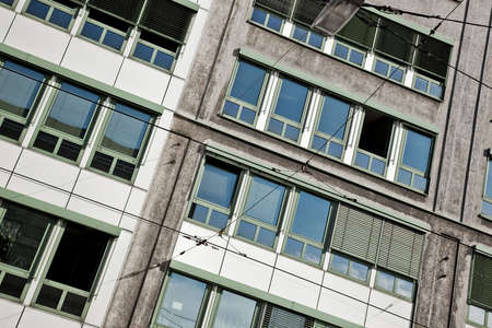 Urban abstract. Camera angle view.の写真素材