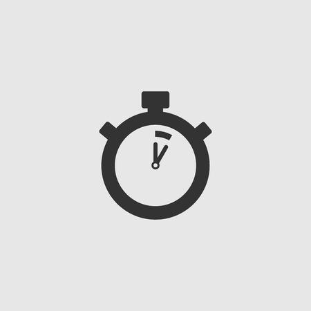 Stopwatch Vector Icon The 5 Seconds Minutes Stopwatch Icon On Gray Background Clock And Watch Timer Countdown Symbol Eps 10 Vector 写真素材 イラスト素材ならペイレスイメージズ