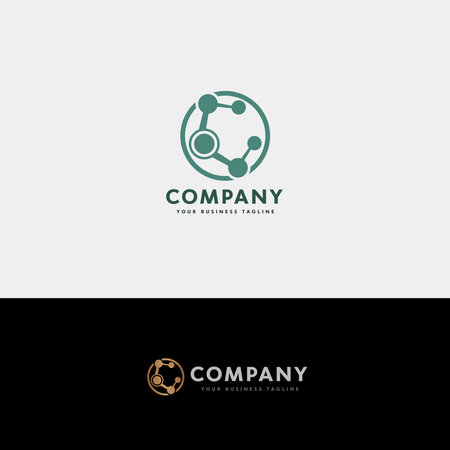 Initial C Elegant Industrial Logo Design, Initial Signature Creative Templateのイラスト素材
