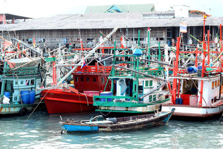 fishing boatの写真素材