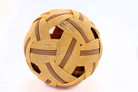 Takraw-ball-on--isolate-backgroundの写真素材