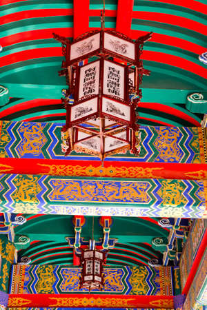 ceiling of chineseの写真素材