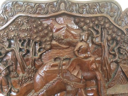 sculptured woodの写真素材