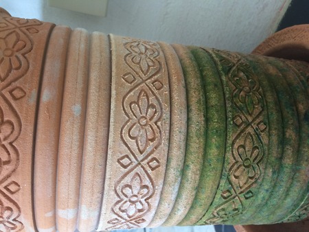 earthenware closeup photoの写真素材