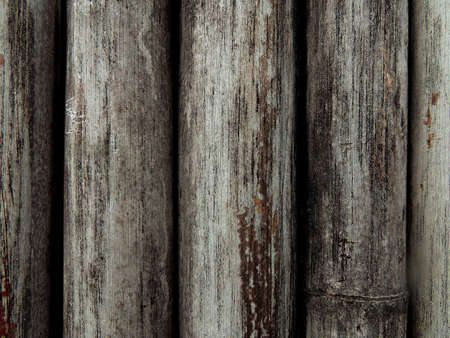 old bamboo barkの写真素材