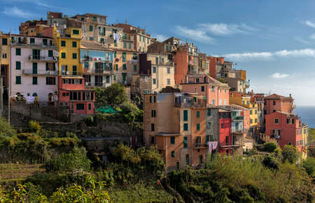 View on Manarola town, Cinque Terre National Park, Liguria, Italy