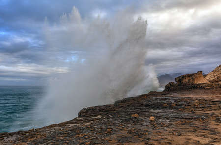 Volcanic landscape of Fuerteventura, Canary Islands, Spain