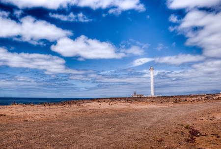 faro de pechiguera, lighthouse in playa blancaの写真素材