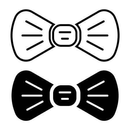 Bow tie icon vector set. tie illustration sign collection. fashion symbol.のイラスト素材
