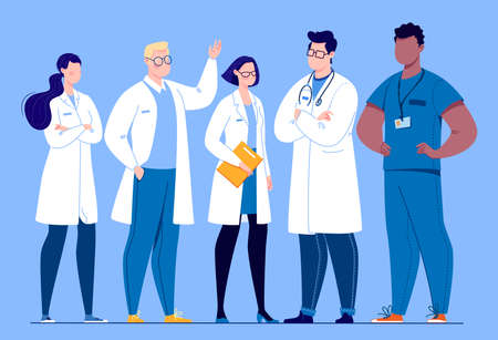 The concept of the medical team.の写真素材