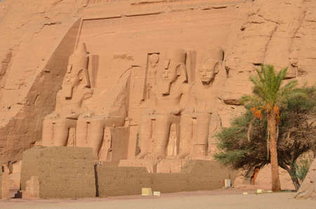 Statue of Colossi of Pharaoh Ramses II Abu-Simbel