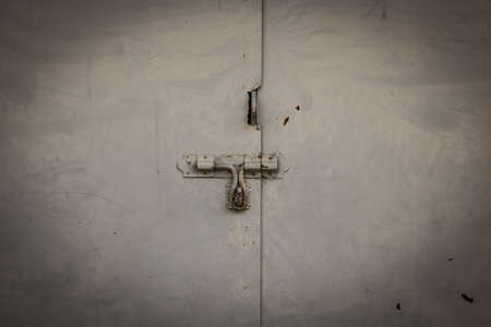 Door old steel の写真素材