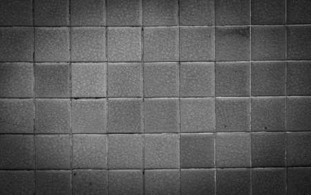 Tile background black and whiteの写真素材