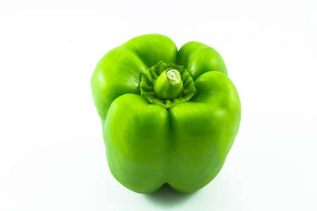 green capsicum isolatedの写真素材