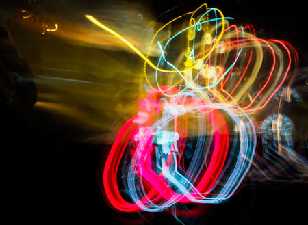 light line colorful abstract backgroundの写真素材