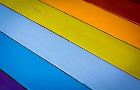 Colorful Wood Backgroundの写真素材