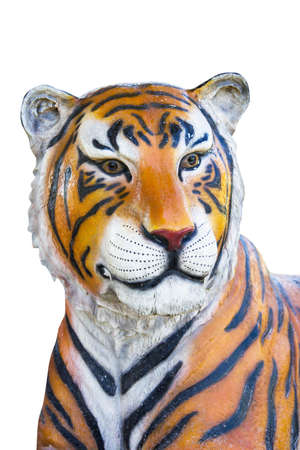 Face tiger statueの写真素材