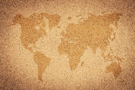 old map of the worldの写真素材