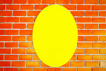 Orange brick wall background.の写真素材