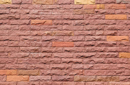 Orange brick wall background.の写真素材