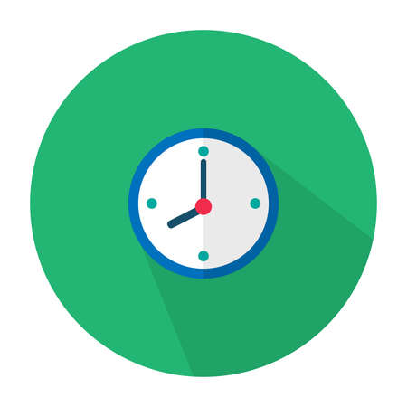 The icon is a desktop alarm clock icon. Can be used in the   media.のイラスト素材