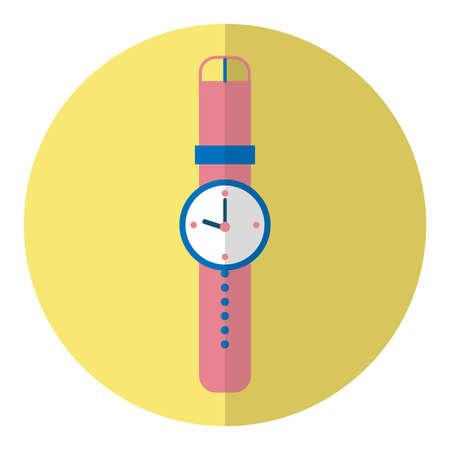 The illustration is an icon showing a clock image. Can be used   in the media.のイラスト素材