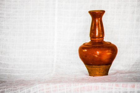 the ewer is isolated on the white backgroundの写真素材